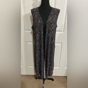 LuLaRoe M Multicolor Knit Joy Duster